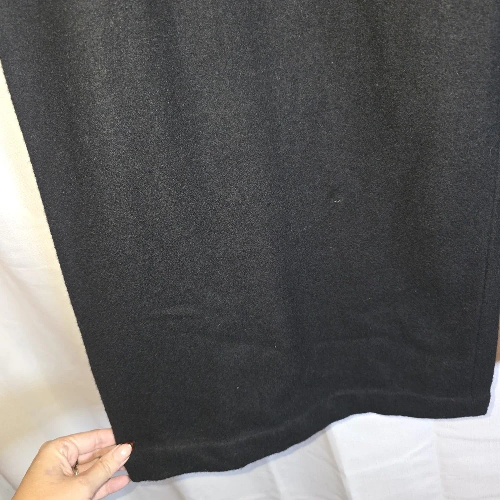 Frances Valentine Pants Women‎ 16 Black Bossy Wide Leg 100% Wool NEW